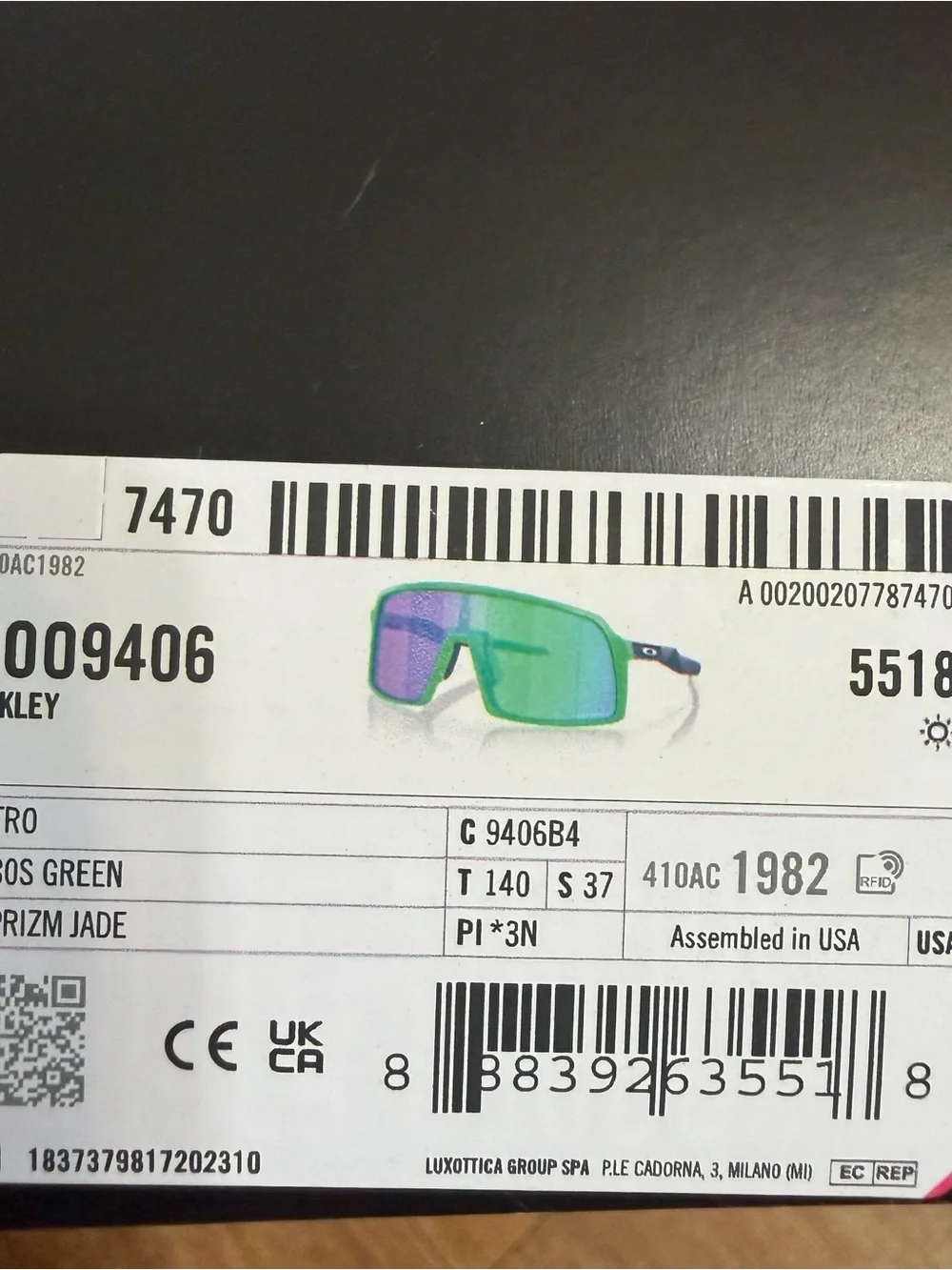 Oakley Green Sutro Sunglasses